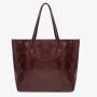 Wholesale Large Capacity Women's Designer Handbag Fashionable Portable Tote Bag with Zipper Closure Single Handle PU Lining