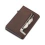 Genuine Leather RFID Blocking Slim Minimalist Thin Front Pocket Card Holder Rfid Wallet Metal Card Case Luxury Anti Money Clip
