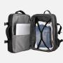 2023 New Men's Business Backpack Multi-Functional Oxford with Polyester Lining Softback Laptop Bag School Student Backpack