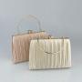 Women's Evening Clutch Handbags Pleated Party Bag for Bridal Wedding Party Shoulder Bag Handbag Evening Bags