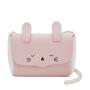 Custom PU Leather Small Little Girl Purse Handbag Bunny Crossbody Bag kids shoulder bag