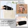 Gelory 2024 Cute Small Makeup Bag Slim Pouch Waterproof Travel Cosmetic Toiletry Bags For Women