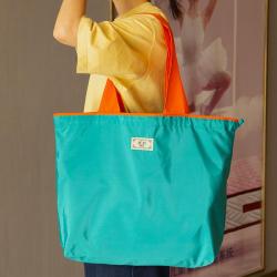 HR443 Large Drawstring Eco-friendly Supermarket Waterproof Shopping Bag Fashionable Shoulder Bag Foldable and Easy To Carry Bag