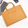 ZWY028 Daily Business Ultralight Unisex Laptop Bag PU Breathable Waterproof Hot Sale Briefcase Fashion Solid Color Handbag