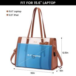 LOVEVOOK wholesale 2pc ladies gift handbag set 2022 pu leather office shoulder tote bags large 15.6 women briefcase laptop bags