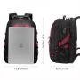 custom hot Women Men School College 17  Inch Computer Business Backpack Waterproof Anti Theft Work Backpack Travel Laptop Bag