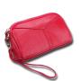Good quality genuine leather women's change bag small clutch bag leather wallet for ladies carteras para mujer
