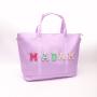 Factory Wholesale Custom Private Label Zipper Waterproof  Fashion Cute Luxury Cooler Designer Tote Bag