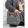 ZR148 Double-layer Lunch Bag High-capacity Refrigerated Outdoor Camping with Lunch Picnic Cross-body Insulation Bag