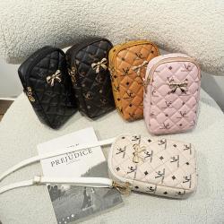 In stock retro shoulder bag for women 2024 new women's messenger bags wholesale ladies sling crossbody female mobile phone bags