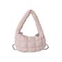 Embroidery Handbag Women'S New Candy Color Chain Shoulder Bag Pleated Cloud Crossbody Bag
