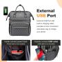 LOVEVOOK wholesale products Quilted 15.6 in school bags waterproof laptop backpack work travel smart laptop Backpacks with USB