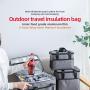 Insulated Thermal Cooler Bag Reusable Leakproof Waterproof Family Travel Picnic Food Drink Cool Storage Bags