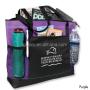 Gelory New Select Zippered Tote Bag Polyester Carry Bag W/mesh Attractive Style Water Bottle Pocket