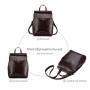Realer Fashion school bag luxury girls bags large vintage travel derma shoulder bag genuine leather women backpacks