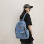 Large capacity denim backpack, new fashionable backpack