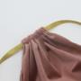 Custom Gold Logo Velvet Cosmetic Gift Packaging Drawstring Bag Luxury Soft Velvet Travel  Hair Clothes Dust Pouch