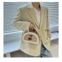 Straw Designer Handbag Wholesale Fashion Shoulder Bag Women Cherry Pattern Women Fashion Handbags CY74214