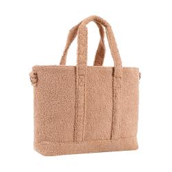 High Quality Low Price Portable Bag Storage Huge Reusable Folding Cheap Ladies Women Large Capacity Zip Fuzzy Sherpa Tote Bag