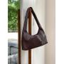 New Wholesale Women's Shoulder Bag Fashion Women's Wood Bead Beach Bag Leisure Bead Knitted Bag