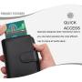 High Capacity Zip Around Wallet Card holder Minimalist Wallet With RFID