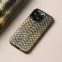 Telefon Kilifi Carcasa De Telefonos Luxury Snakes Skin Leather I Phone Shell Cases Cover For Iphone 11 13 12 Plus 14 15 Pro Max