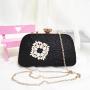 CCF514 Luxury Ladies Shoulder Handbag Evening Clutch Bag Clutch Purses for Women Ladies Glitter Rhinestone Clutch Evening Bags
