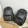 ZR116 Korean Version of Hand-woven Shoulder Versatile Leisure Travel High-capacity Male Trend Student Bag Computer Bag