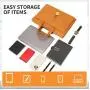 ZWY027 New Fashion Lightweight Men Laptop Handbag Daily Commuting PU Leather Waterproof Portable Briefcase Business Clutch Bag