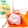 ladysky Top product quality fabric handbag for women acranged chain head female bag diamond logo designer bag with boxes 24 cm
