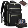 LOVEVOOK OEM 40L Large Capacity Carry On Travel Backpack Flight Approved Business Laptop Back pack Suitcase with 3 Packing Cubes