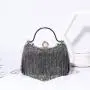 Ladies Pearl Dinner Bag rhinestone tassel Handbag Bling Bling Party Bag Ladies Clutch Evening Bags With Handle 2024