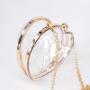 heart shape acrylic Small Jelly Handbags bridal party bag clutch bag wholesale clutch Transparent evening bags ladies
