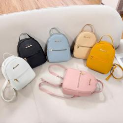 Durable korean style mini shoulder bag 2024 womens backpacks crossbody bag small female wholesale casual small leather backpack
