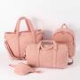 2022 Trending Products Stock Winter Portable Large Capacity Handbag Folding Travel Bag Organizer Teddy Sherpa Duffle Bag