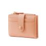 KBW512 Women Short Wallet Wholesale Student Zipper Multifunctional Folding Card Bag PU Simple Ladies Bifold Wallet