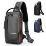New Fashion Motorcycle Crossbody Chest Bags Custom USB Anti-Theft Waterproof Sling Bag Travel Shoulder Bag Men