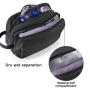 Customized Logo Toiletry Bag Double Layer Traveling Cosmetic Bag Bathroom Makeup Bag For Men and Women