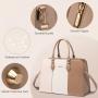 LOVEVOOK Laptop Tote Bag for Women 15.6 inch Computer Tote Work Handbags Purses Large Waterproof Office Ladies Leather Briefcase