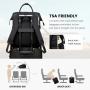 LOVEVOOK New Style Fashion waterproof multifunction wholesale nylon daypack Business School Travel Laptop Backpack with USB Port