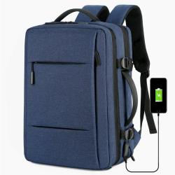 Hot Selling 17-Inch Oxford Travel Laptop Backpack Waterproof Multi-Layer Expandable Custom Logo for Computer Bag