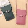 Hot Selling Mobile Phone Bag 2024 New Small Mini Single Shoulder Crossbody Bag Zipper Wallet Fashion Mobile Phone Messenger Bag