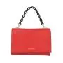 China Supplier Red Leather Women's Handbag Gradual Color Chain Shoulder Bags Flap Under Arm Bags