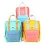CHANGRONG Custom color block Children School backpack recycled