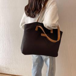 ZWY100 Hot Sale Simple Large Tote Ladies Bag Wholesale Fashion Multi-compartment Canvas Bag Daily Work Travel Shopping Bag
