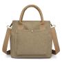 Custom Canvas Ladies Tote Handbags Durable Fashion Female Shoulder Bag Wholesale Crossbody Bag for Women