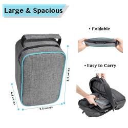 Lockable Smell Proof Case with Combination Lock Carbon Fiber Lining smell proof zip lock bag pouch case