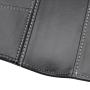 Black eco-frienly vegan leather portfolio file folder leather portfolio a4