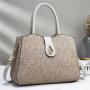 ZR642 Woman Bag Handbag Retro PU Fashion Female Latch Portable Big Shoulder Underarm Bag Girl Versatile Tote Bag Shopping Party