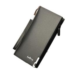 OEM013 Men Wallets Classic Long Style Card Holder Male Men Purse PU Leather Zipper Large Capacity Brand Luxury Wallet For Men